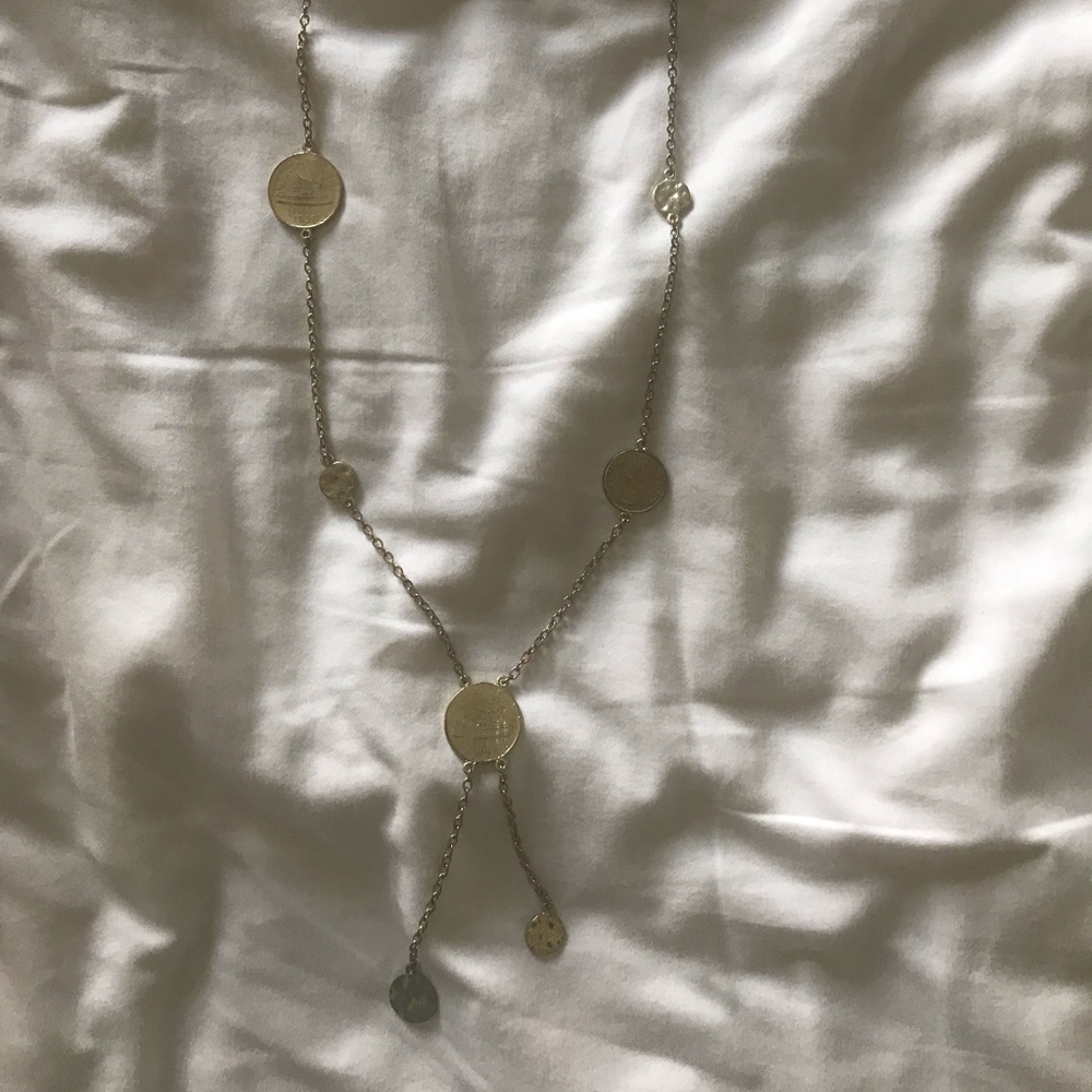 Noonday Collection Coin Lariat Necklace